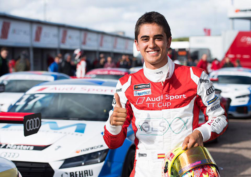 Doble podio para Mikel Azkona en la Audi Sport TT Cup
